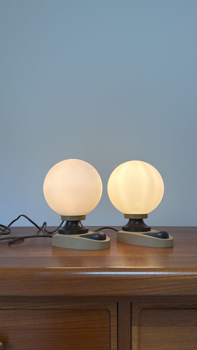 Vintage Set Lampjes Van Kremer Leuchten image 6