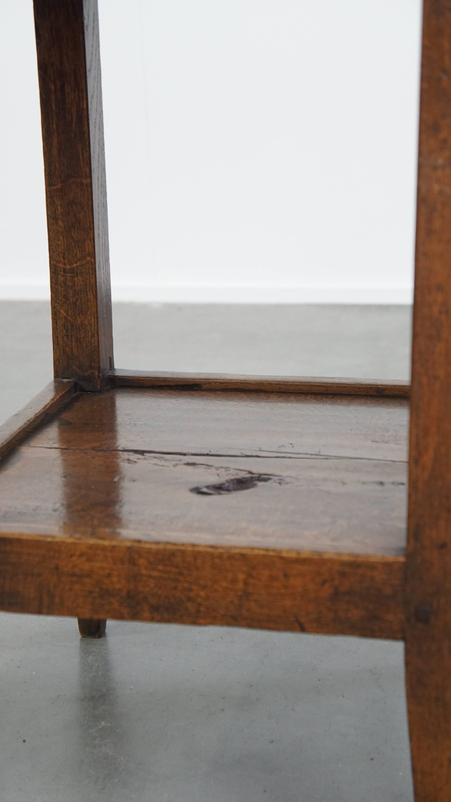 Zeldzame En Originele Antieke Engelse Eikenhouten Bijzettafel/ Center Table Uit Eind 18e Eeuw image 11
