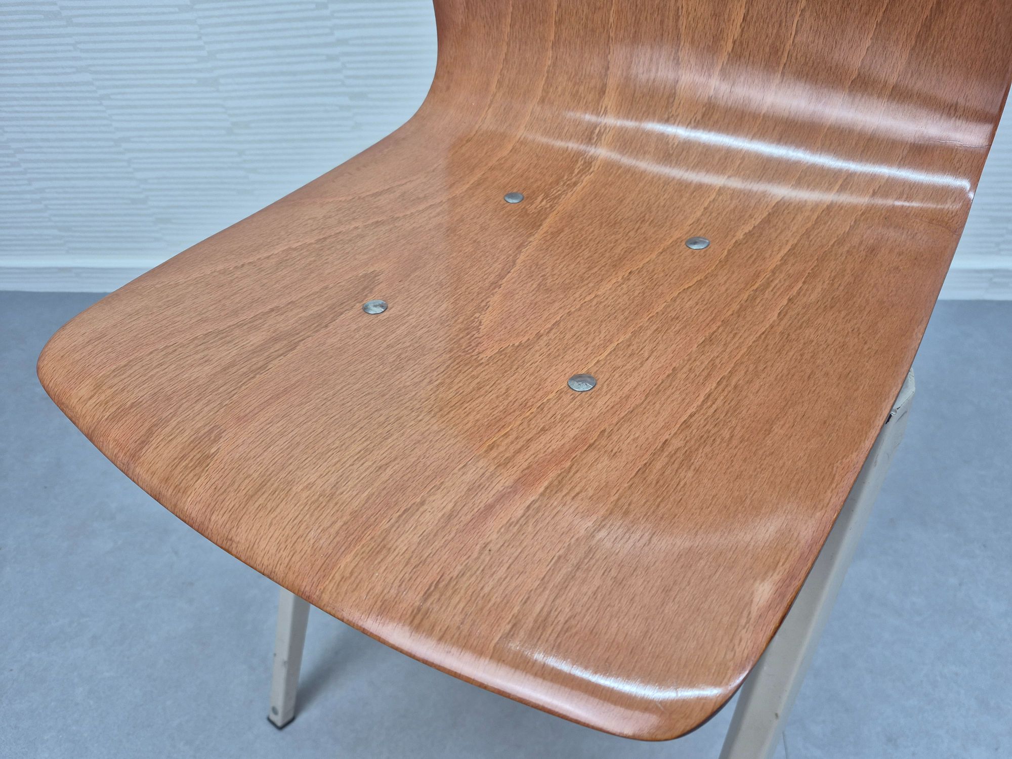 Galvanitas S22. Vintage Schoolstoel, Stapelbaar. image 7