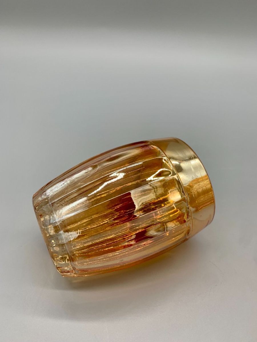Franse Carnaval Iriserend Glas Waterkan En Glas Oranje image 8