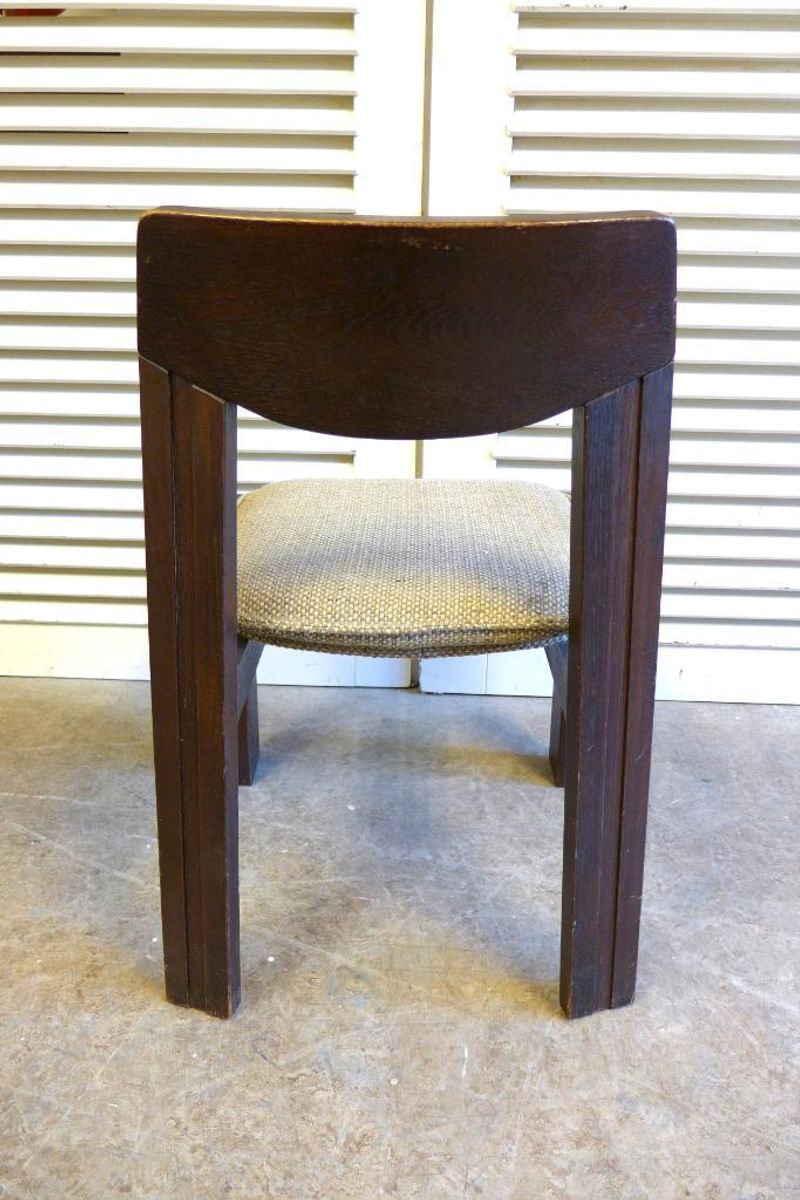 Prachtige Wenge Brutalist Stoel image 6
