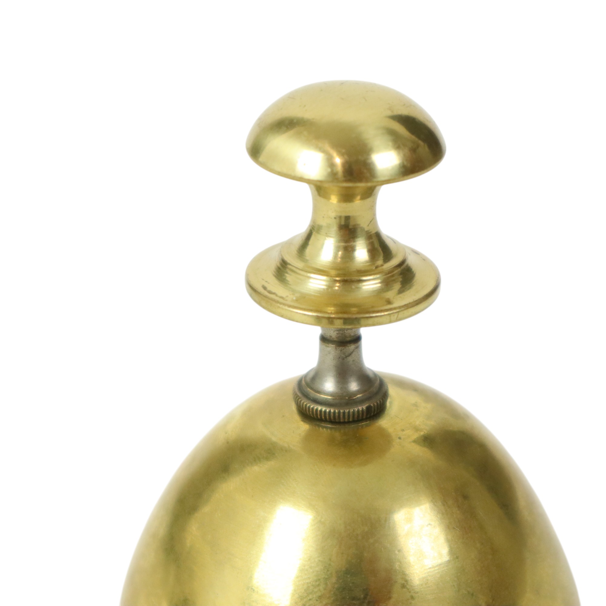 Messing En Metalen Hotelbel Receptiebel Mid-century image 7