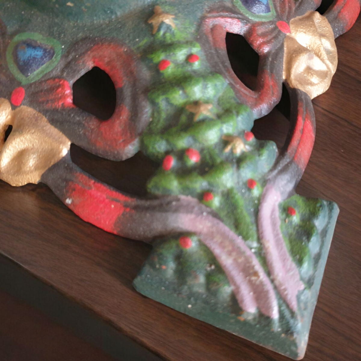 Gietijzeren Kerstboom Standaard Met Kerstbomen En Klokken image 5