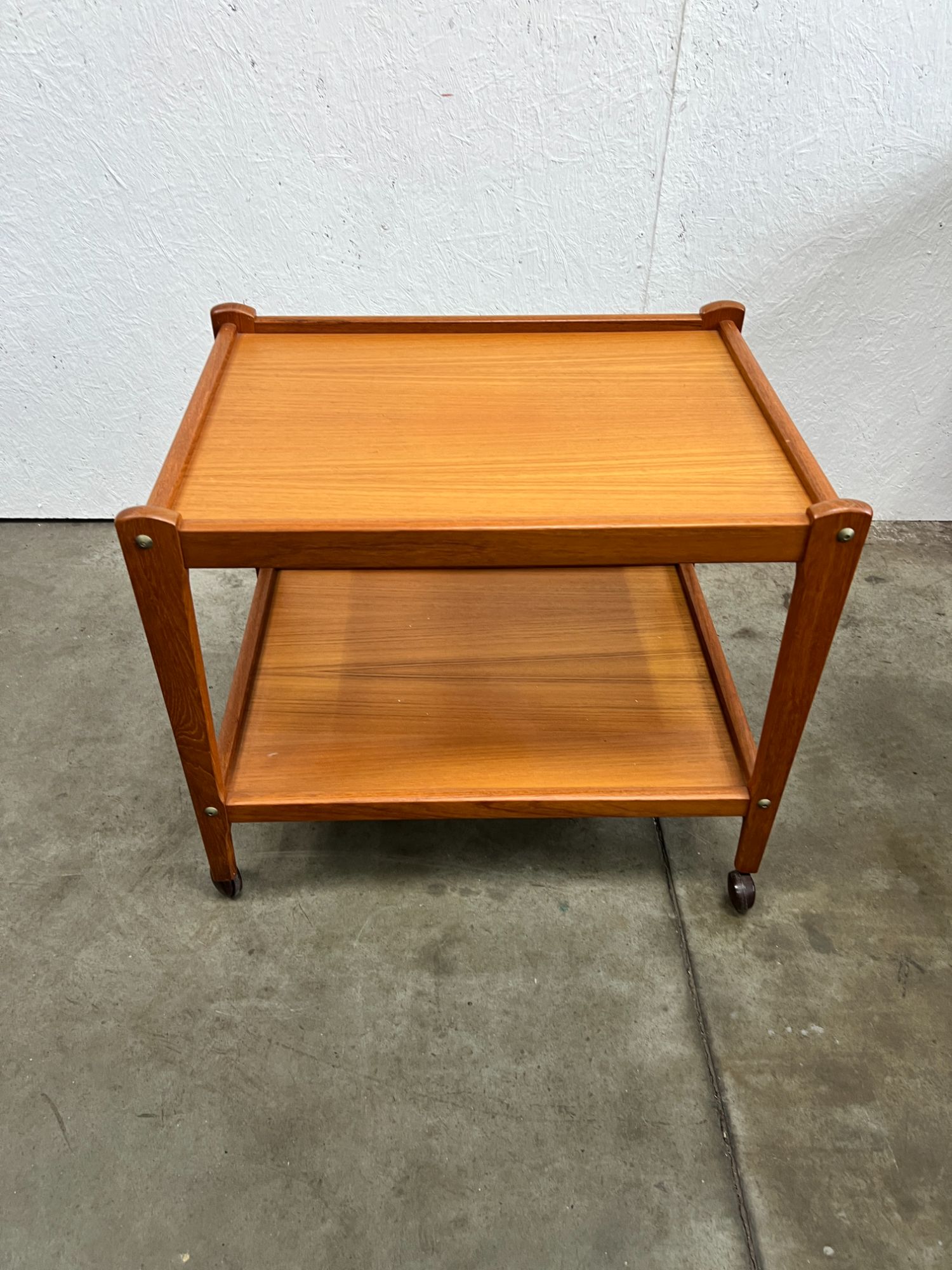 Vintage Deense Trolley / Bijzetmeubel, Teak, Brdr Furbo, 1960's image 7