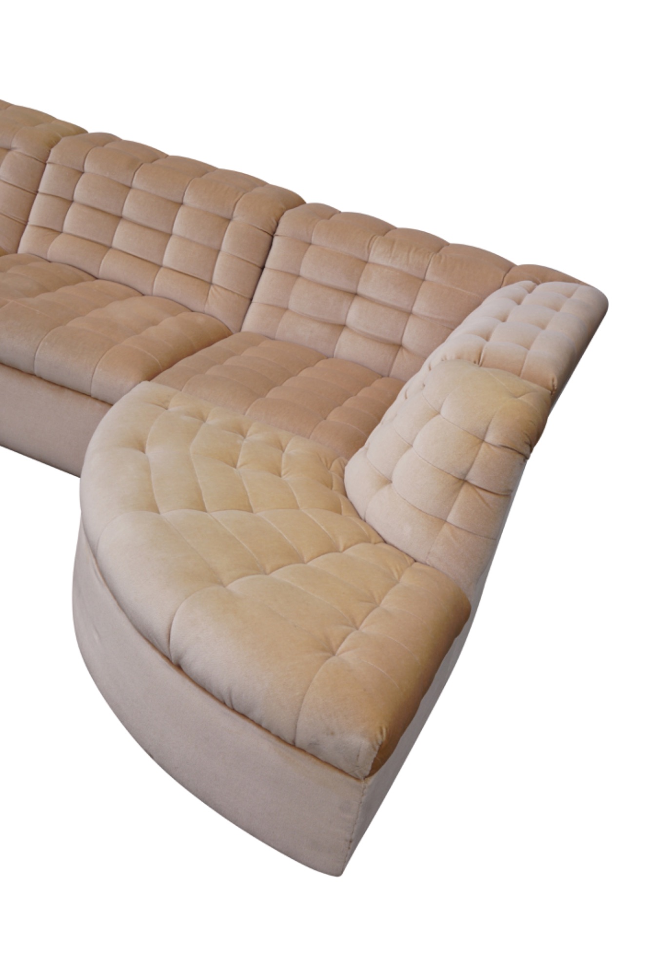 Vintage Laauser Modulaire Zitgroep Velours 6-zits image 9