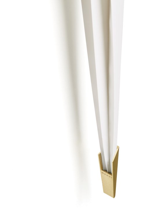 Moooi Perch Light Wandlamp Led Met Stekker Large Messing/wit image 8