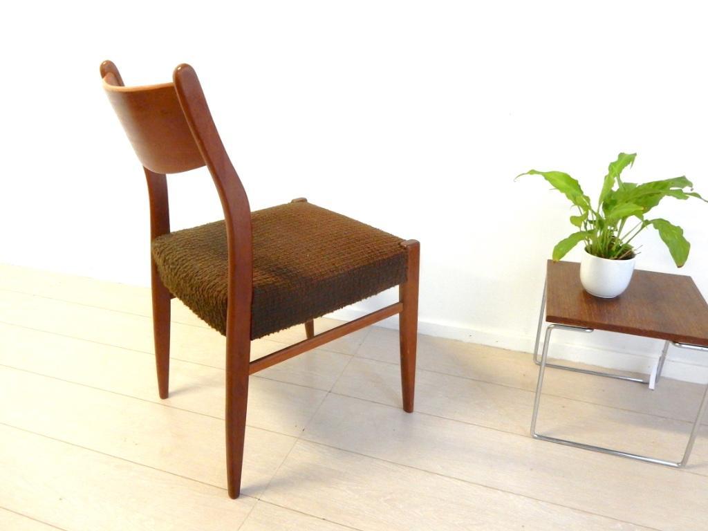 Retro Vintage Stoel Eetkamerstoel Jaren 60 Design Teak image 5