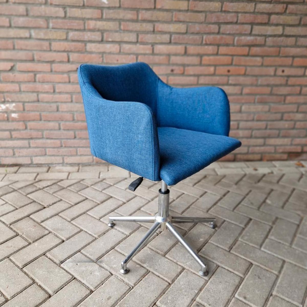 Retro Bureaustoel Verstelbaar Draaibare Stoel Draaistoel image 7