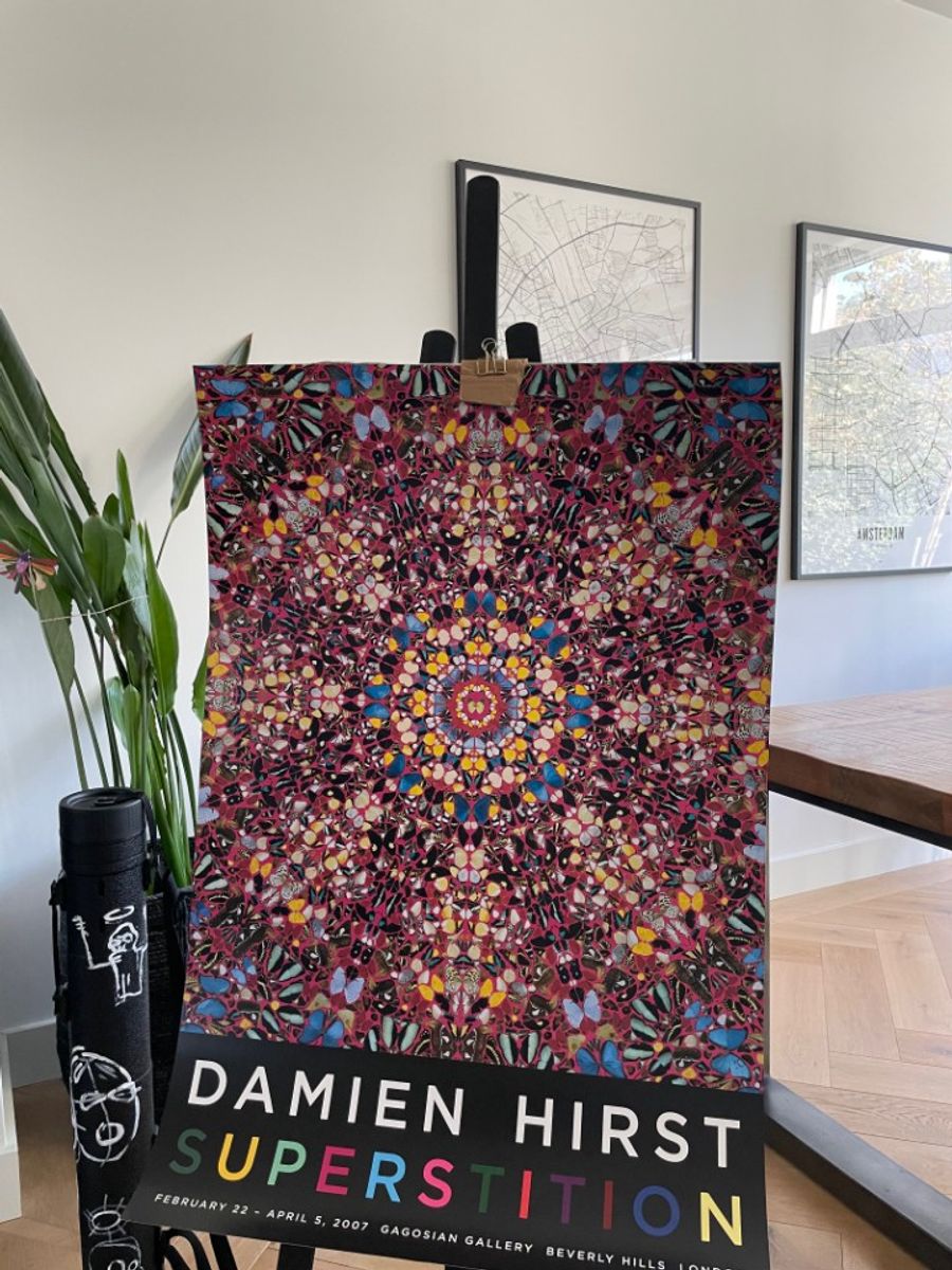Damien Hirst, Superstition, Orginal Gallery Exhibition Poster, Printed In The New York image 9