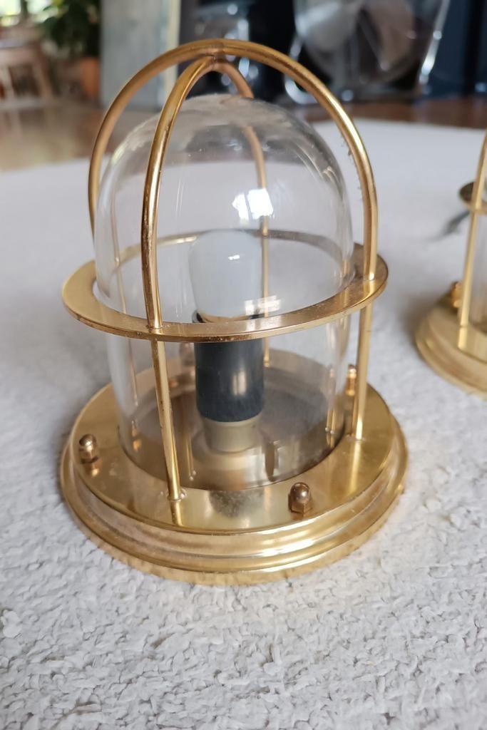 Set Van 3 Vintage Gouden Schip Stijl Plafondlampen image 8