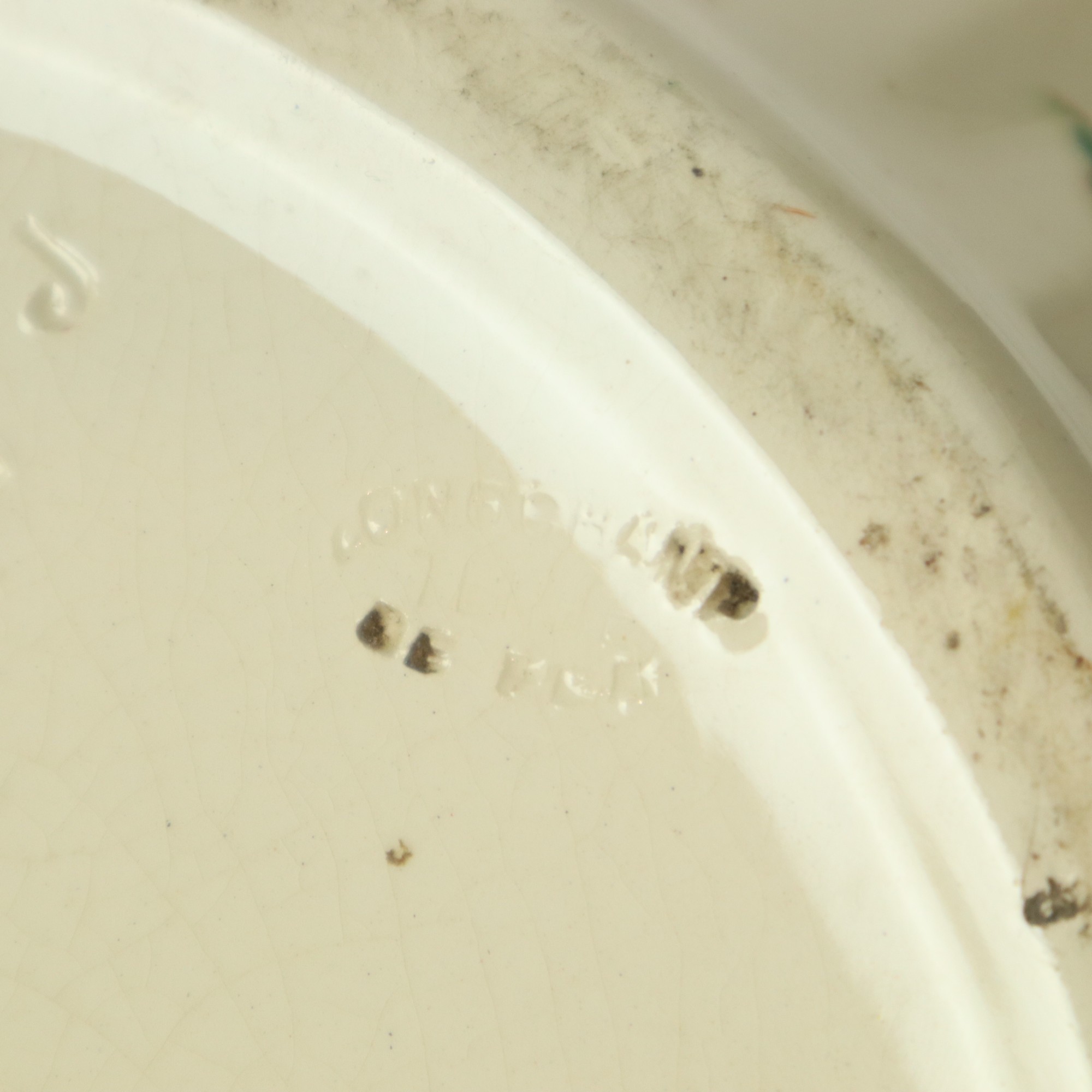 Grote Polychrome Bloempot Cache Pot Longchamp Frankrijk 36cm image 17