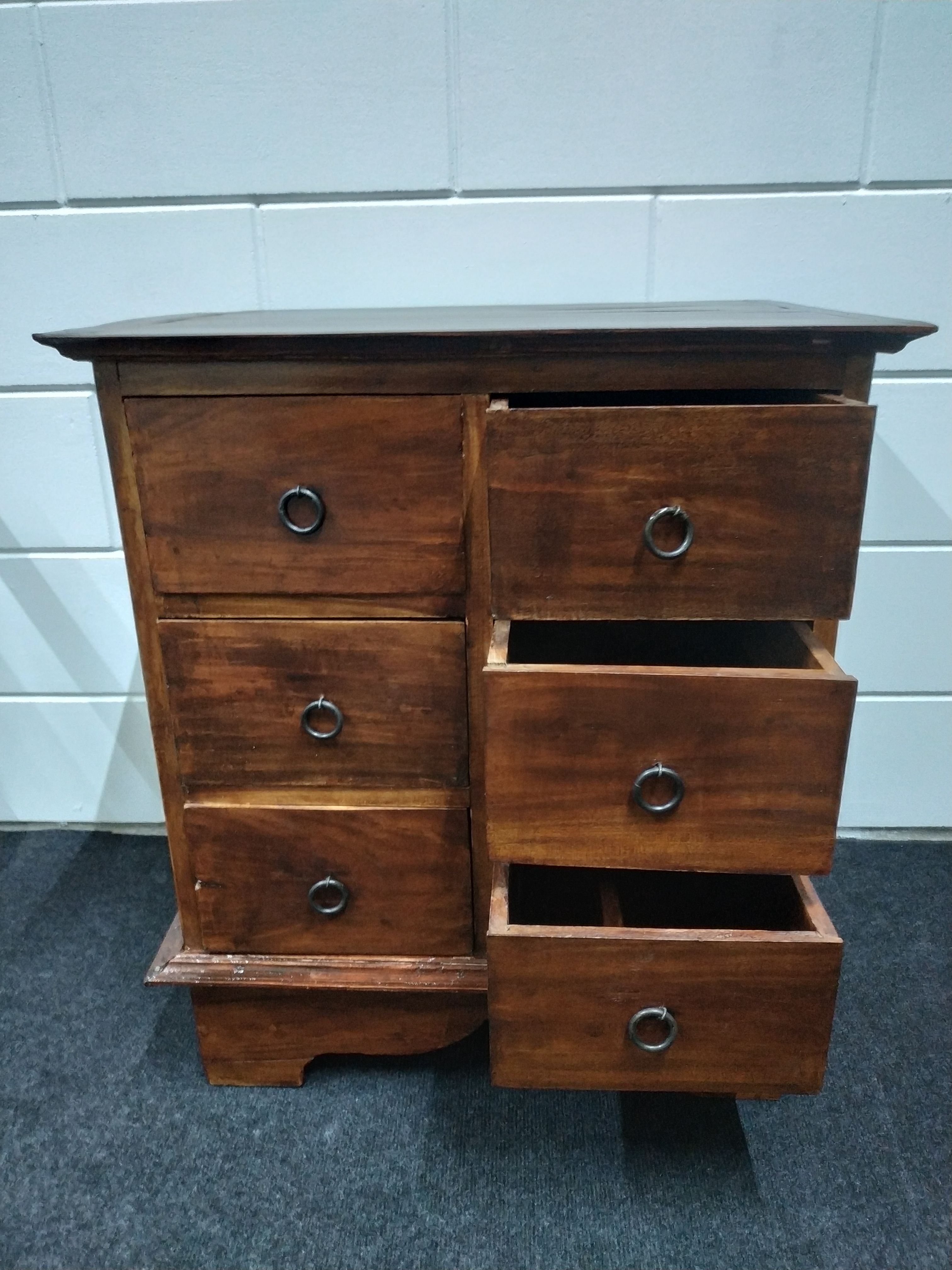 Rustieke Vintage Houten Ladekast Wandkast image 11