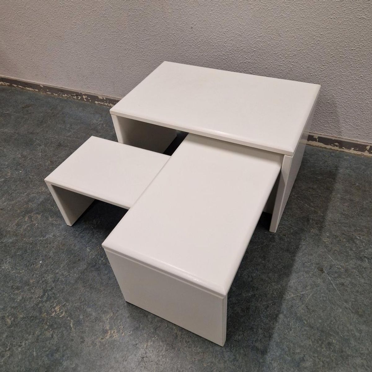 70's Vintage Salontafel Mimiset Jaren 70 Bijzettafel Set image 8