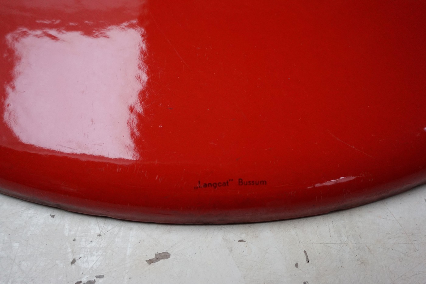 Emaille Reclamebord Coca-cola Ronde Button Van Langcat Bussum image 6