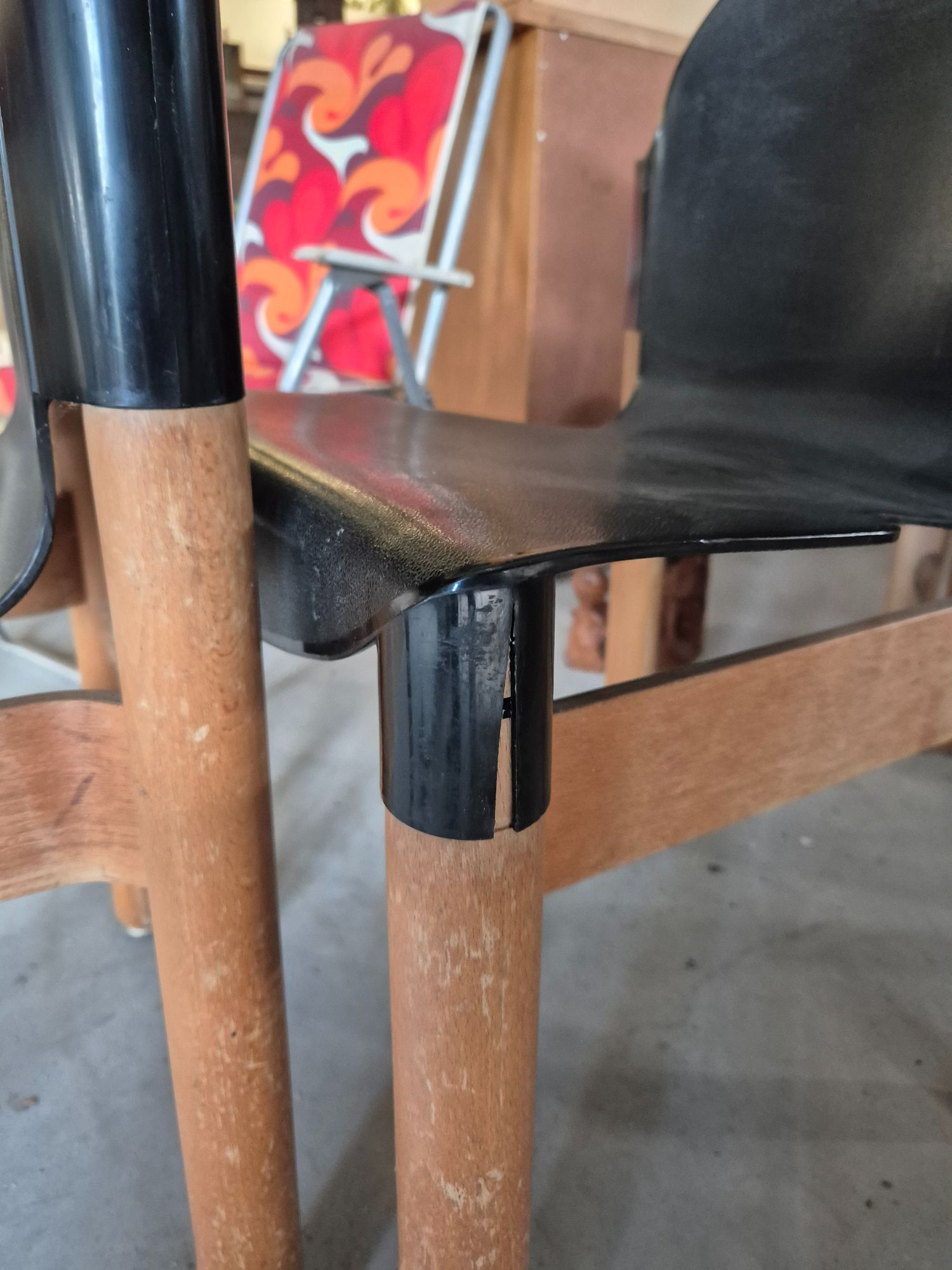 6 X Gerd Lange Voor Thonet 1973 Flex Stoelen image 7