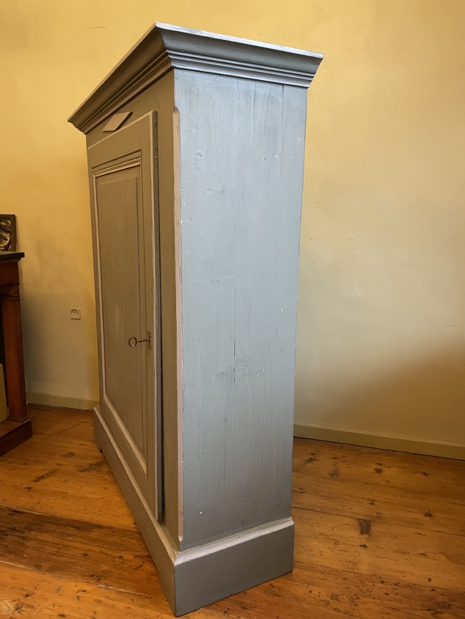 19e Eeuwse Keukenkast Legkast Servieskast Wandkast Frans image 6