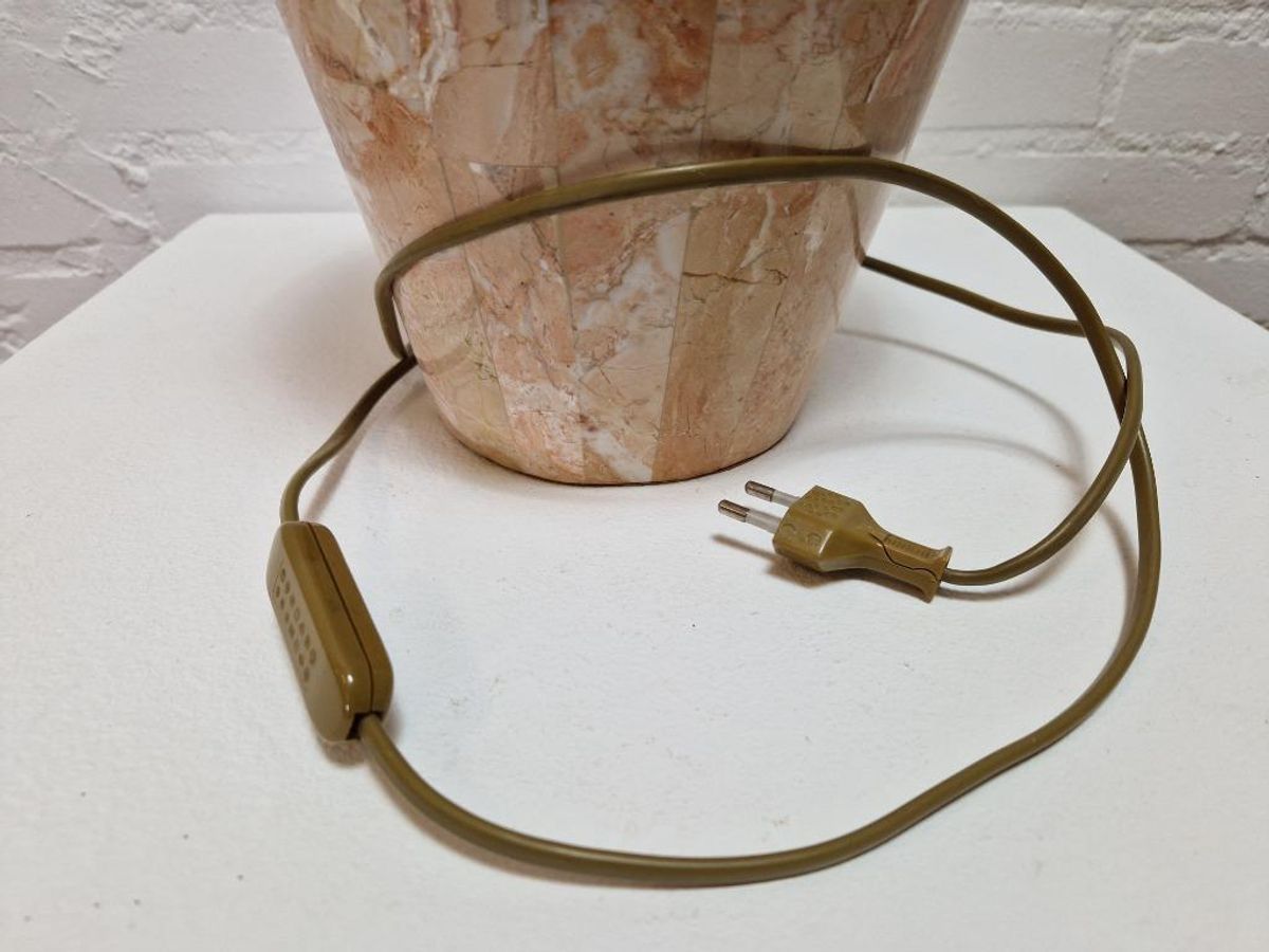 Roze Marmeren Mozaïek Lamp, 1980s image 8