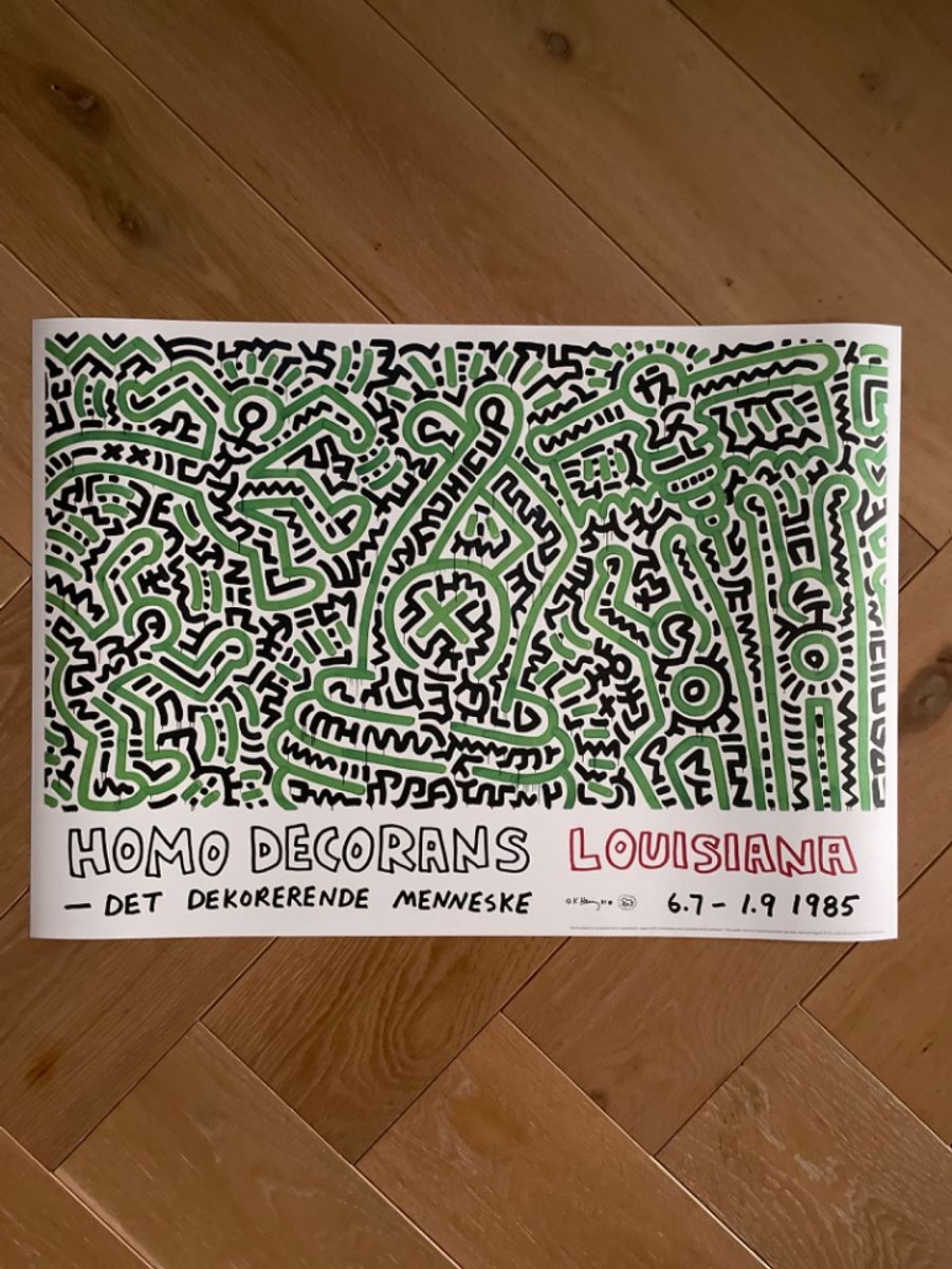 Keith Haring (1958-1990), Homo Decorans,1985, Anniversary Louisiana Archive, 2018 image 11