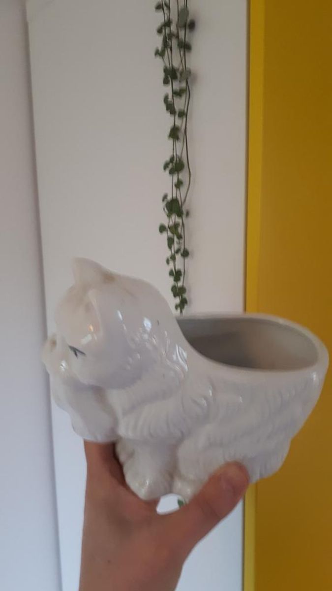 Retro Bloempot Poes Potje Jaren 70 Bloempotje image 3