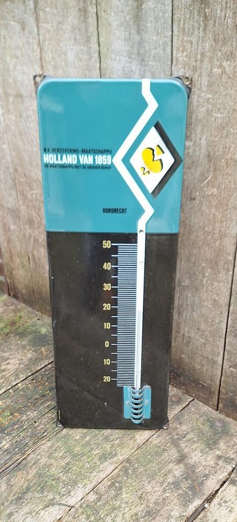 Oude Originele Emaille Reclame Thermometer Nv Verzekeringen. image 2
