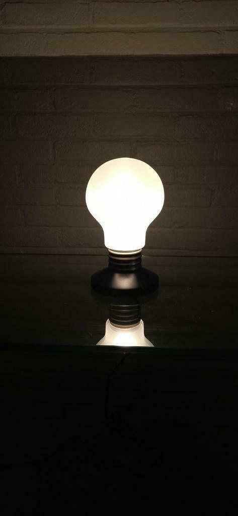 Vintage 1990s Ikea Pop Art Stijl Bulb Lamp Tafellamp image 8