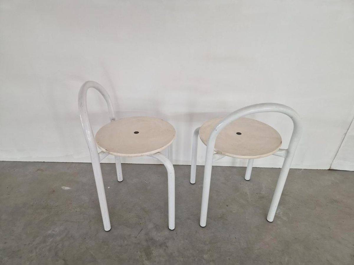 Postmoderne Italiaanse Design Stoelen Vintage Memphis. image 3