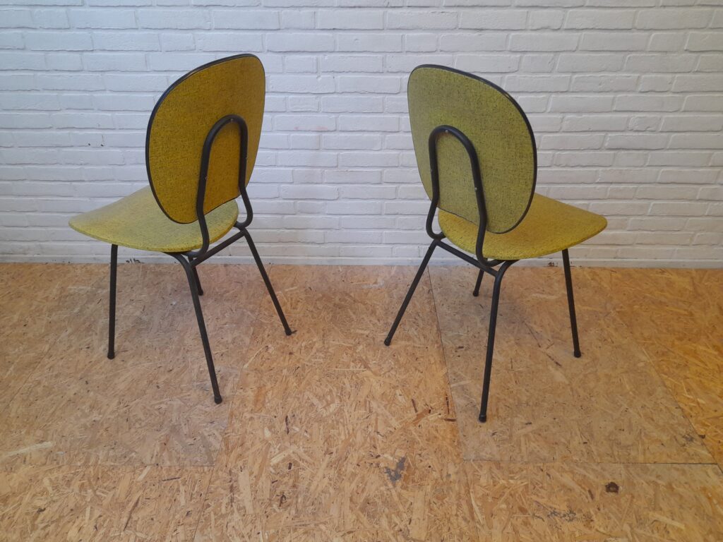 Pair Of French Diner Chairs Fyfties image 2
