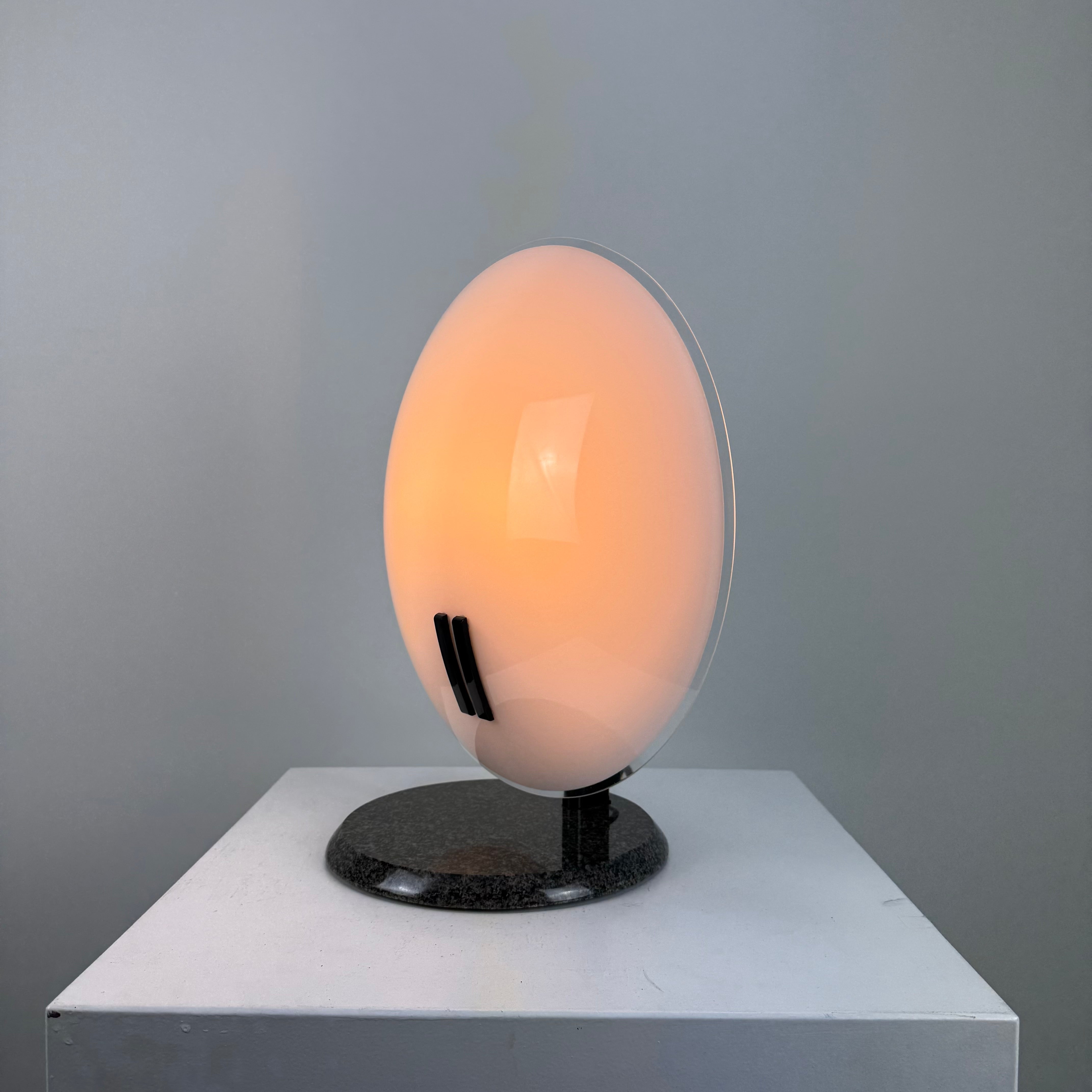 Table Lamp Perla By Bruno Gecchelin For Oluce, 1980 image 4