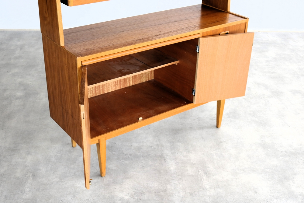 Vintage Wandkast | Jaren 60 | Secretaire | Kast | Zweeds image 10