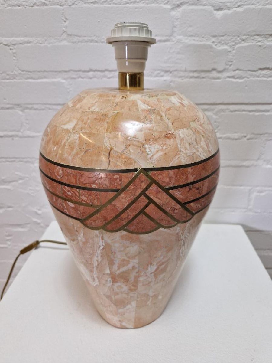 Roze Marmeren Mozaïek Lamp, 1980s image 4