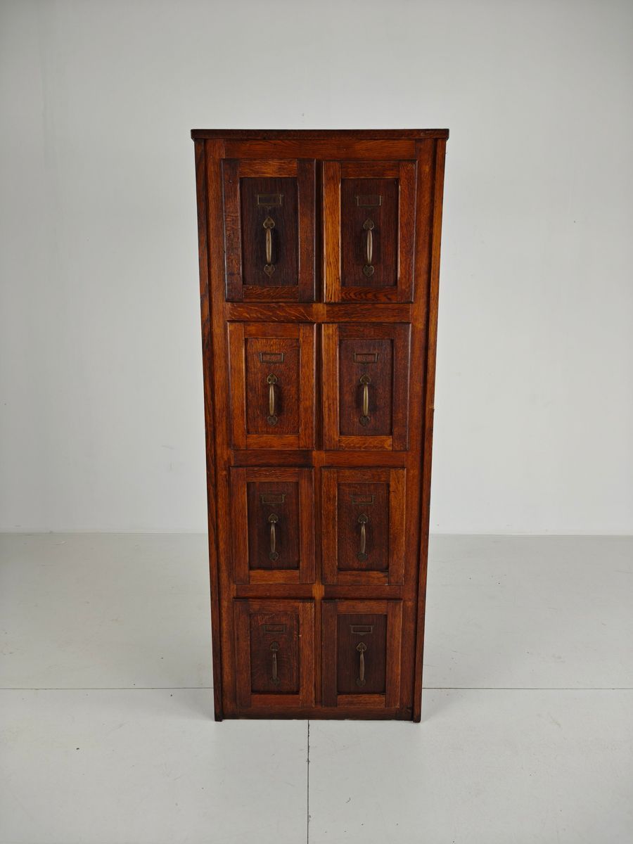Antieke Eikenhouten Archiefkast – Ca. 1900–1920 image 10