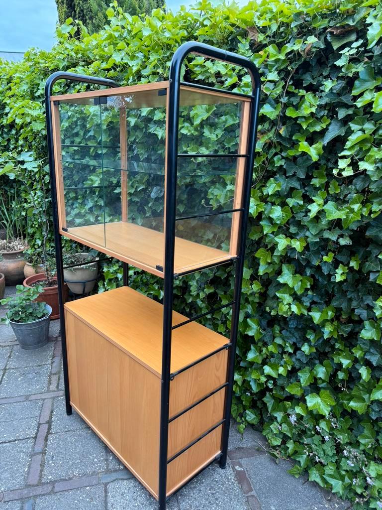 Vintage IKEA Niklas Wandmeubel Vitrinekast Jaren 80 image 4