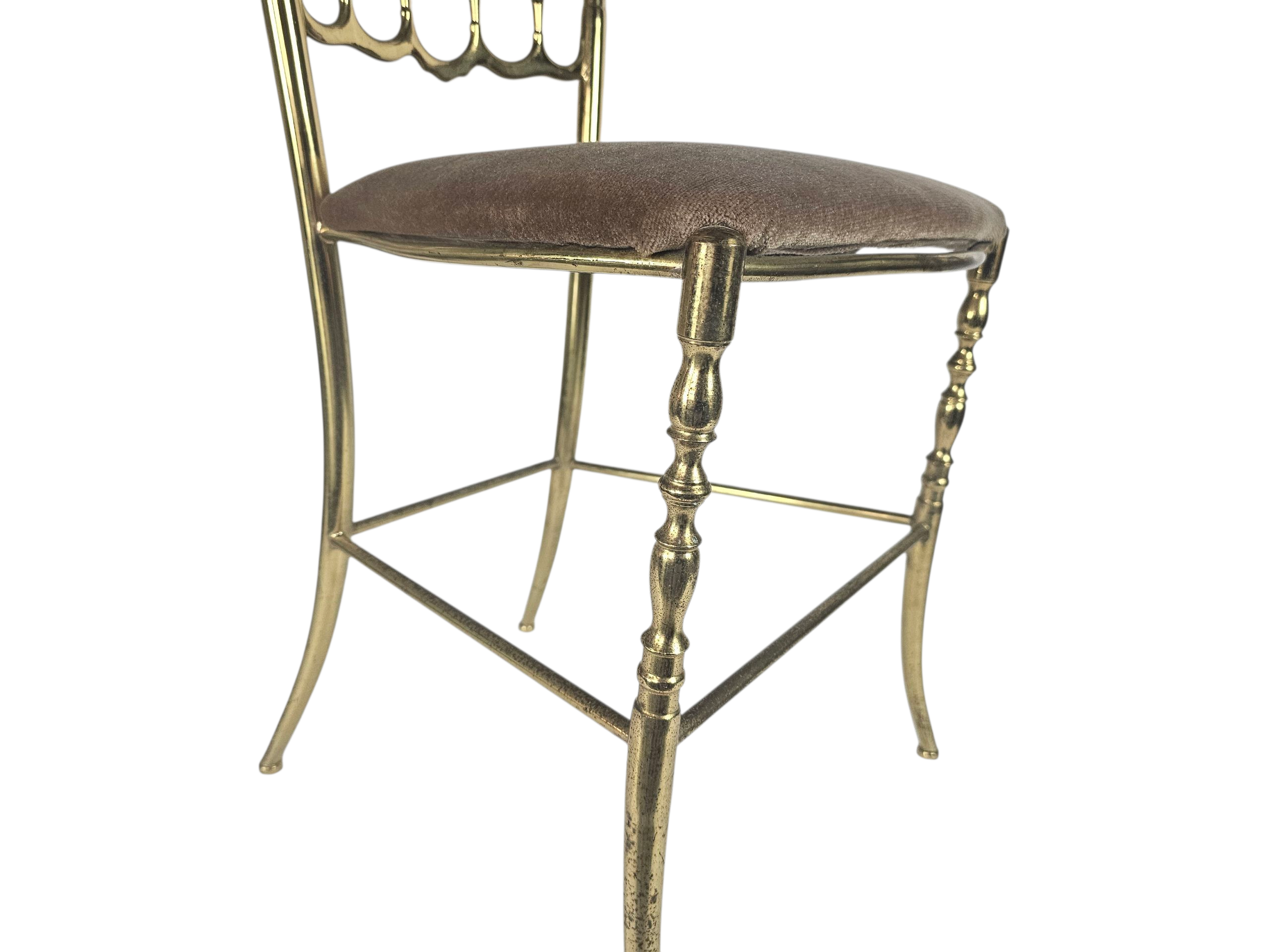 Italian Design - Chiavari Chair - High Chair - Messing - Italie - 1950's image 8