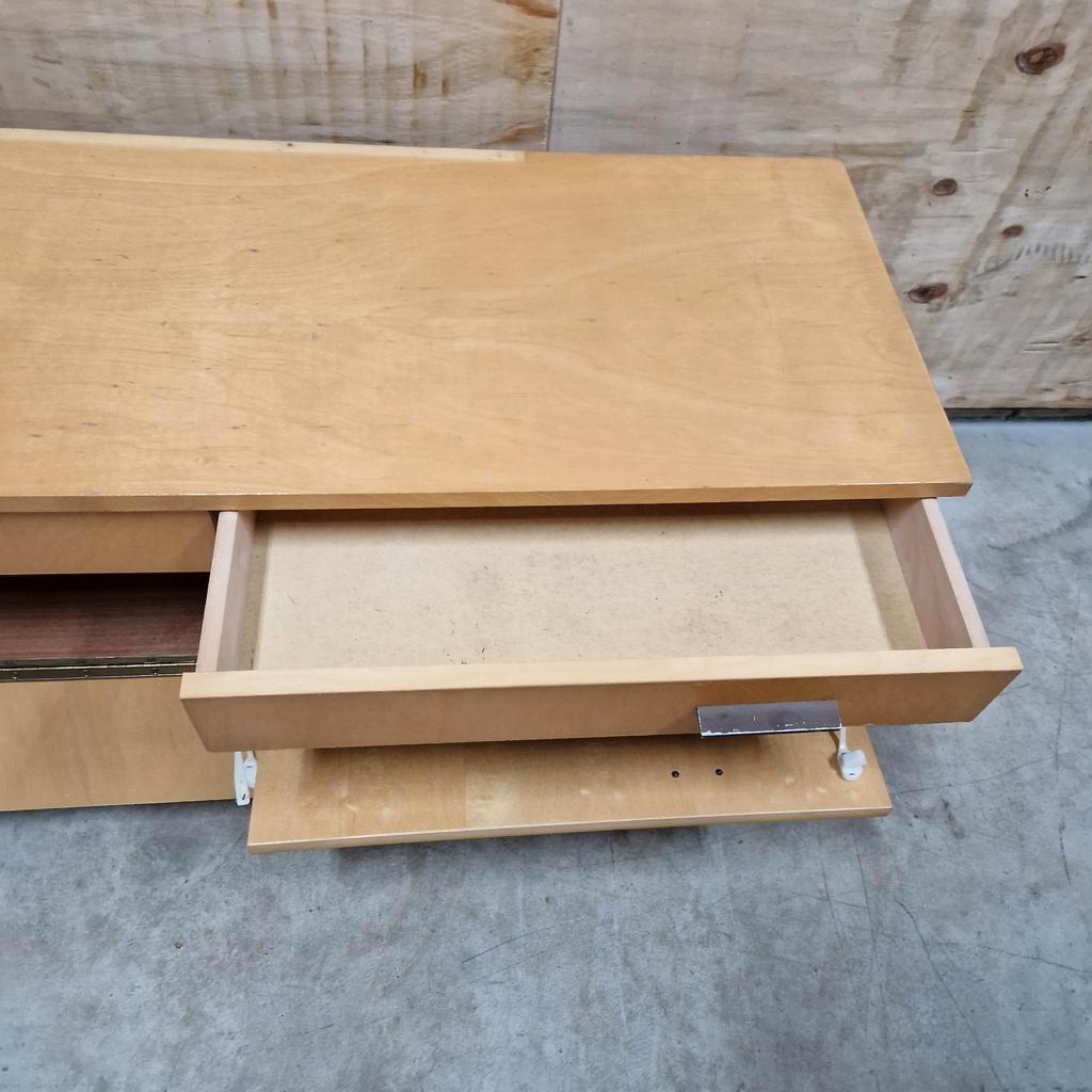 Vintage Dressoir Kastje Retro Dressoirtje Berken Fineer image 11