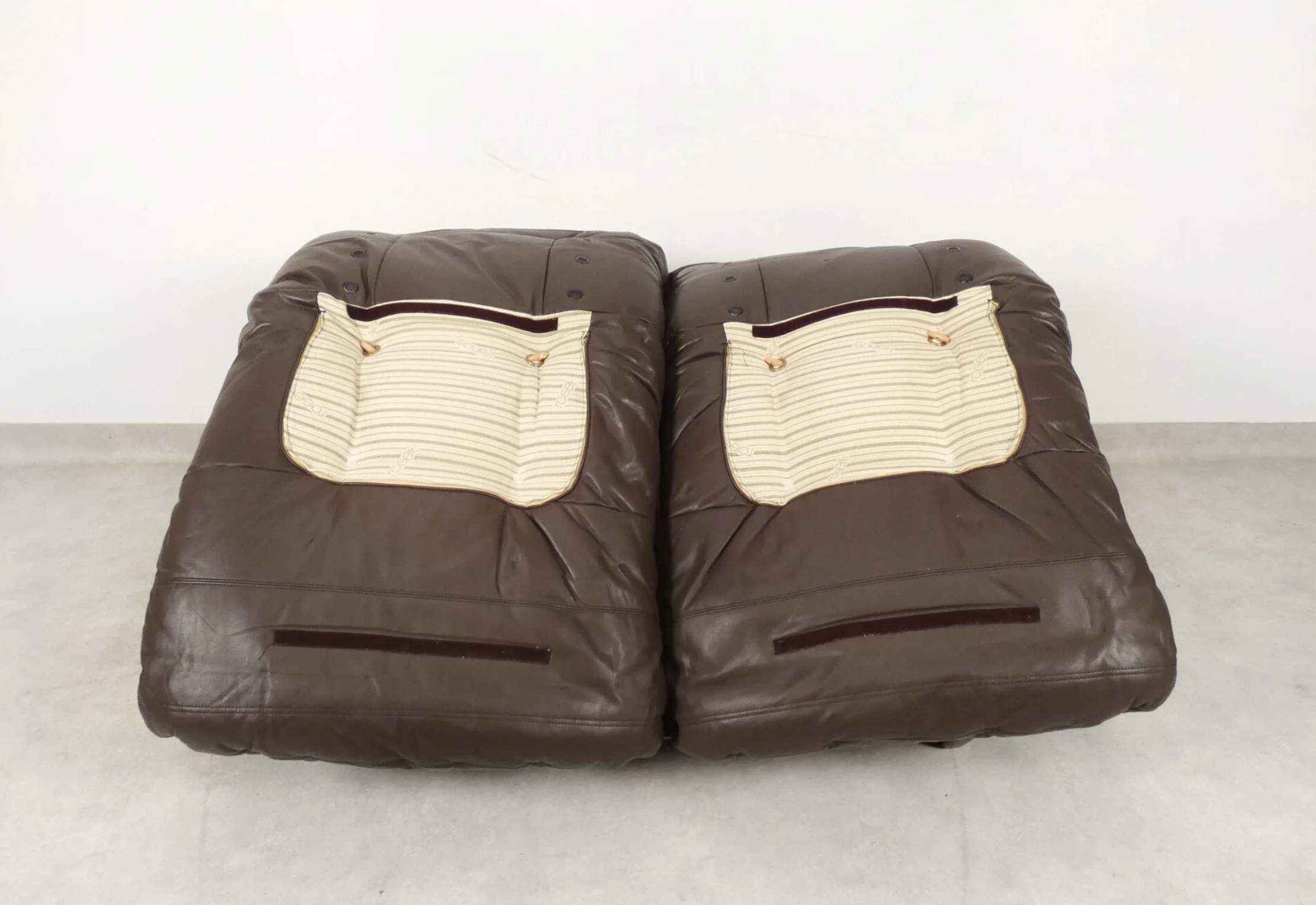 Ligne Roset Marsala - Fauteuil En Ottman - Bruin Leder image 11