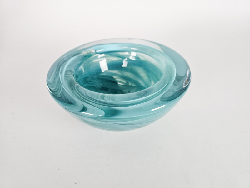 Anna Ehrner - Kosta Boda - Atoll - Jade - Swirl - Xl Bol - 80'S image 5