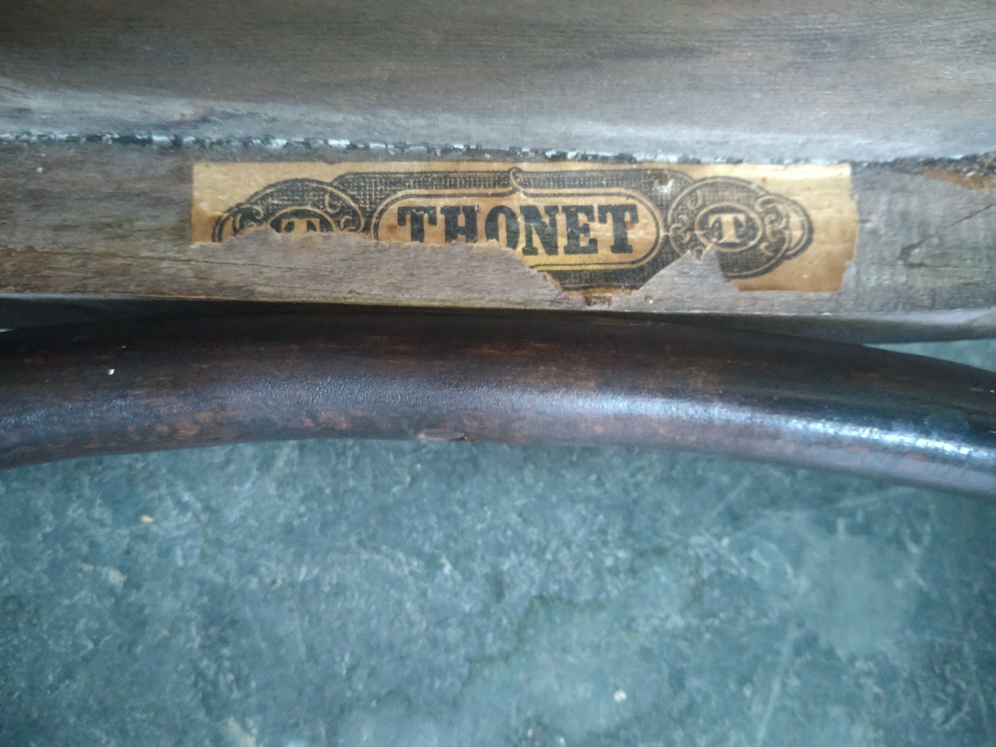 Thonet Stoel Met Krokodil Print image 10