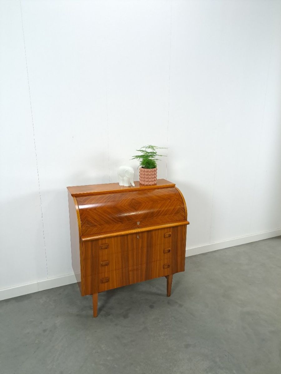Secretaire Bureau Uit Zweden Met Lades, Scandinavisch Bureau image 14