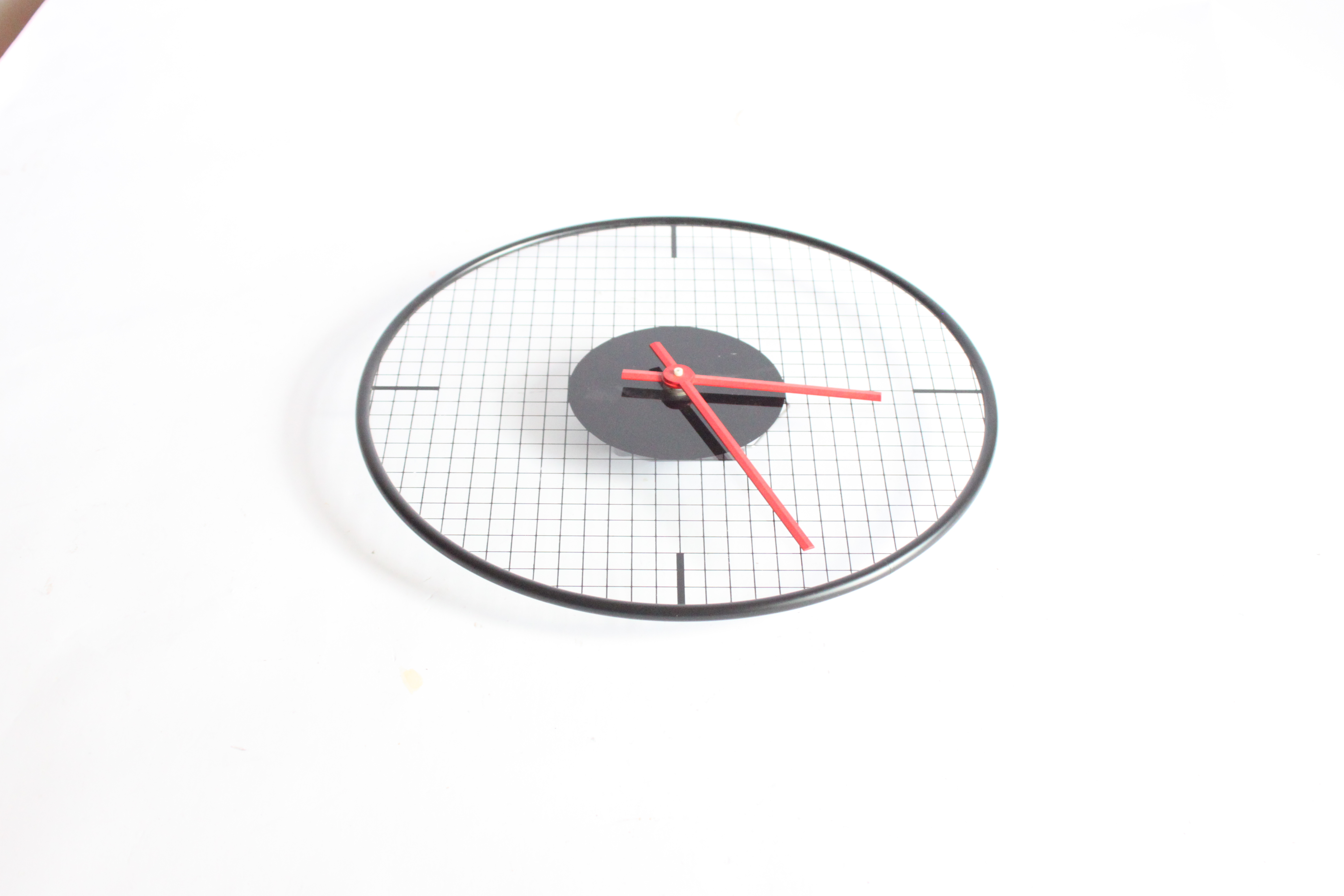 Minimalist Junghans Transparent Wall Clock, Germany 1990s image 11