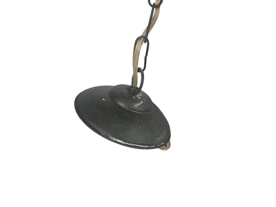 Amsterdamse School - Lantaarnlamp - Hanglamp - Koper - Glas - 1E Kwart 20E Eeuw image 9
