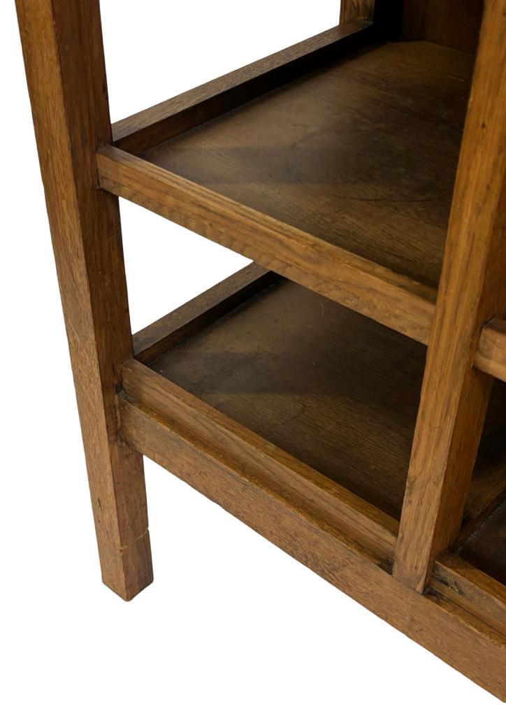 Art Deco Wandkast Vakkenkast Jaren 30 Eiken Open Kast image 11