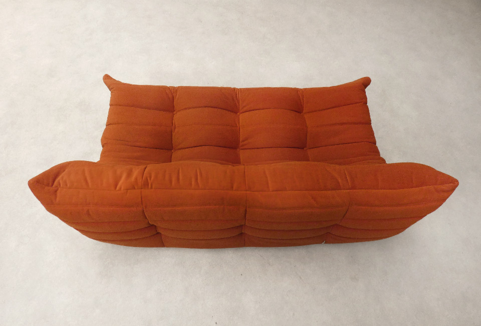 Ligne Roset Togo Set - 2 En 3 Zit - Roest Oranje image 11