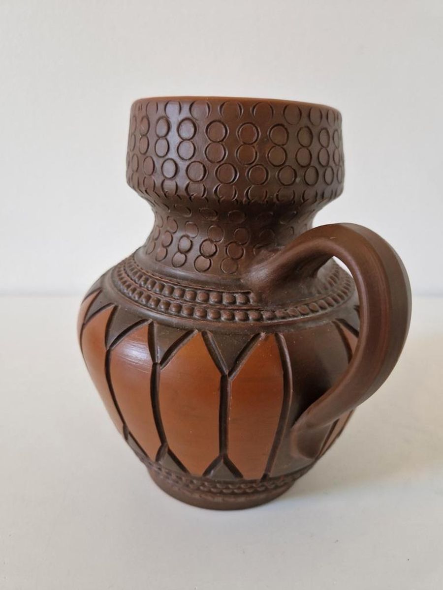 Vintage Vaas Terracotta Vaas Jaren 70 image 6