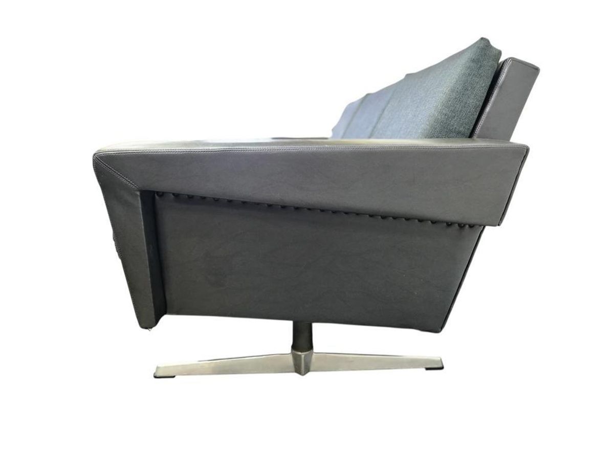 Vintage Jaren 70 Zetel / Canapé / Couch Met Chromen Frame image 4