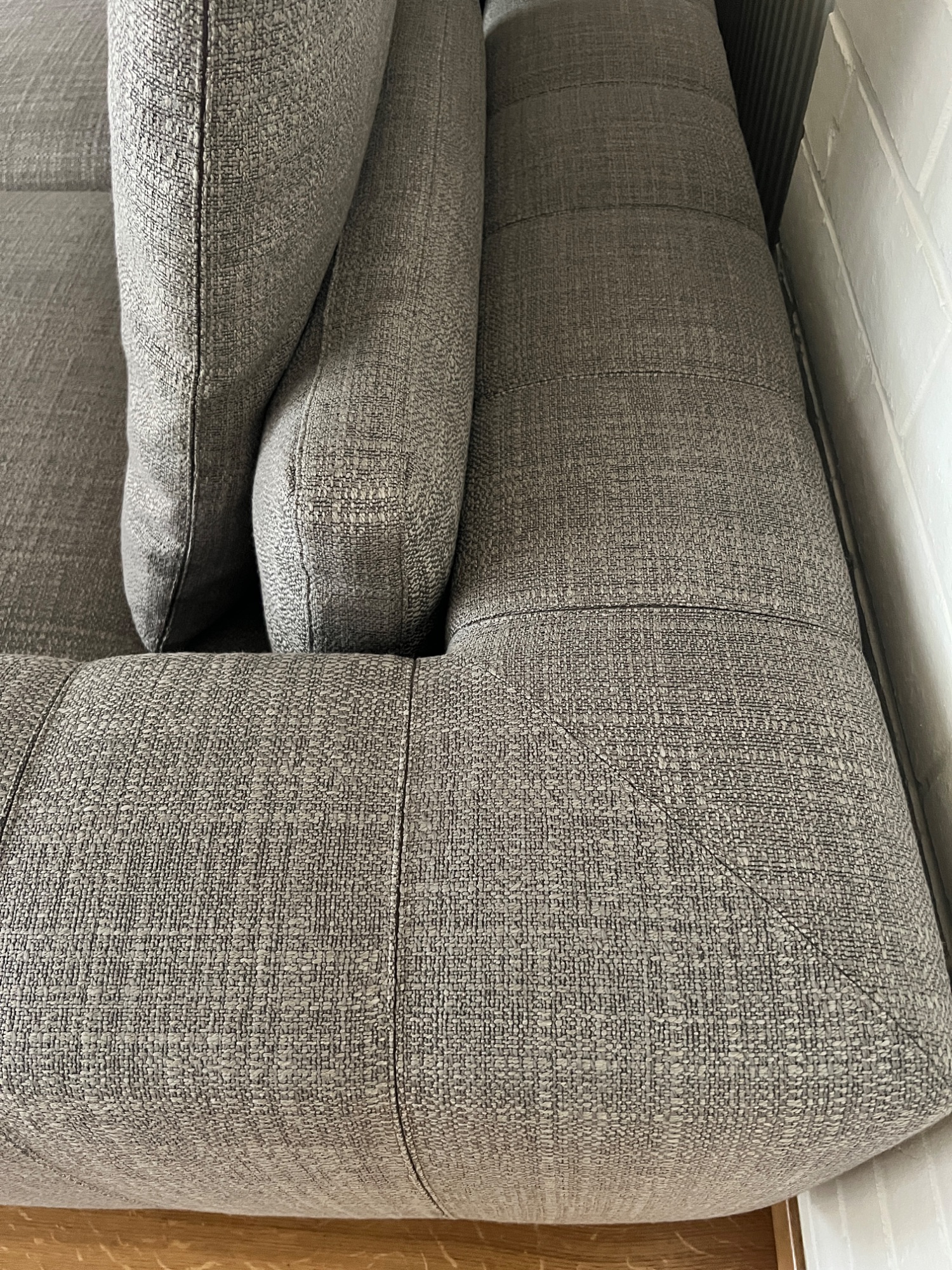 Voor De Snelle Beslissers ! Minotti Freeman Sofa Stof Cat H Bright 066 Bronze– Topstaat – Aankoopprijs €16.382 (mei 2024) image 9