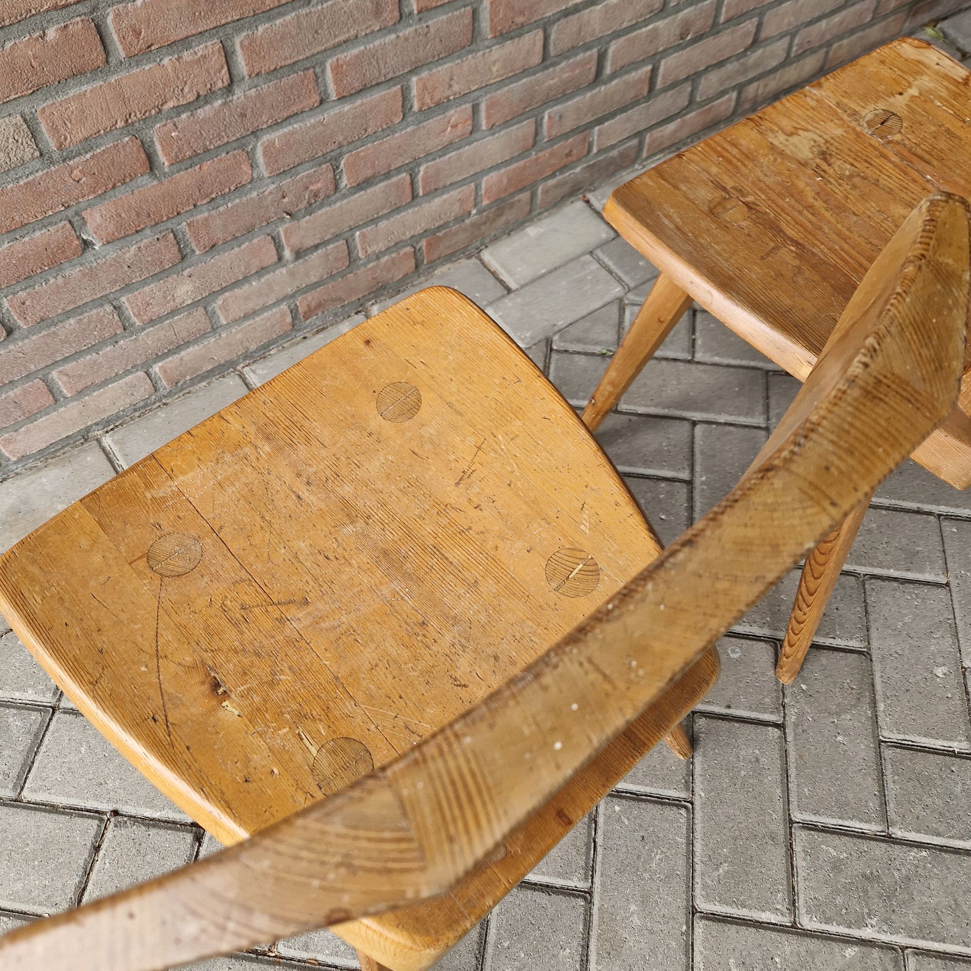 Jacob Kielland Brandt Set Van 3 Vintage Stoelen image 11