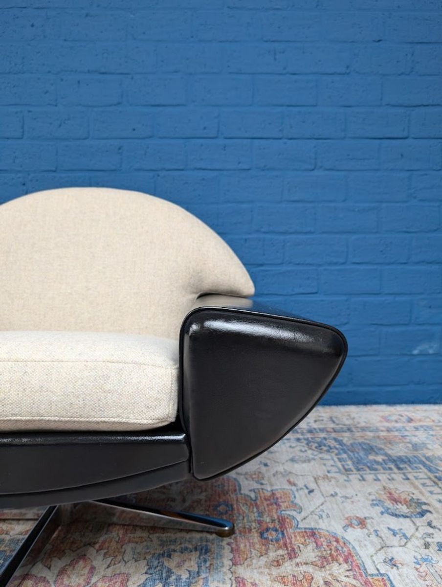 Vintage Deens Design Draaifauteuil, Johannes Andersen Midcentury Design image 2