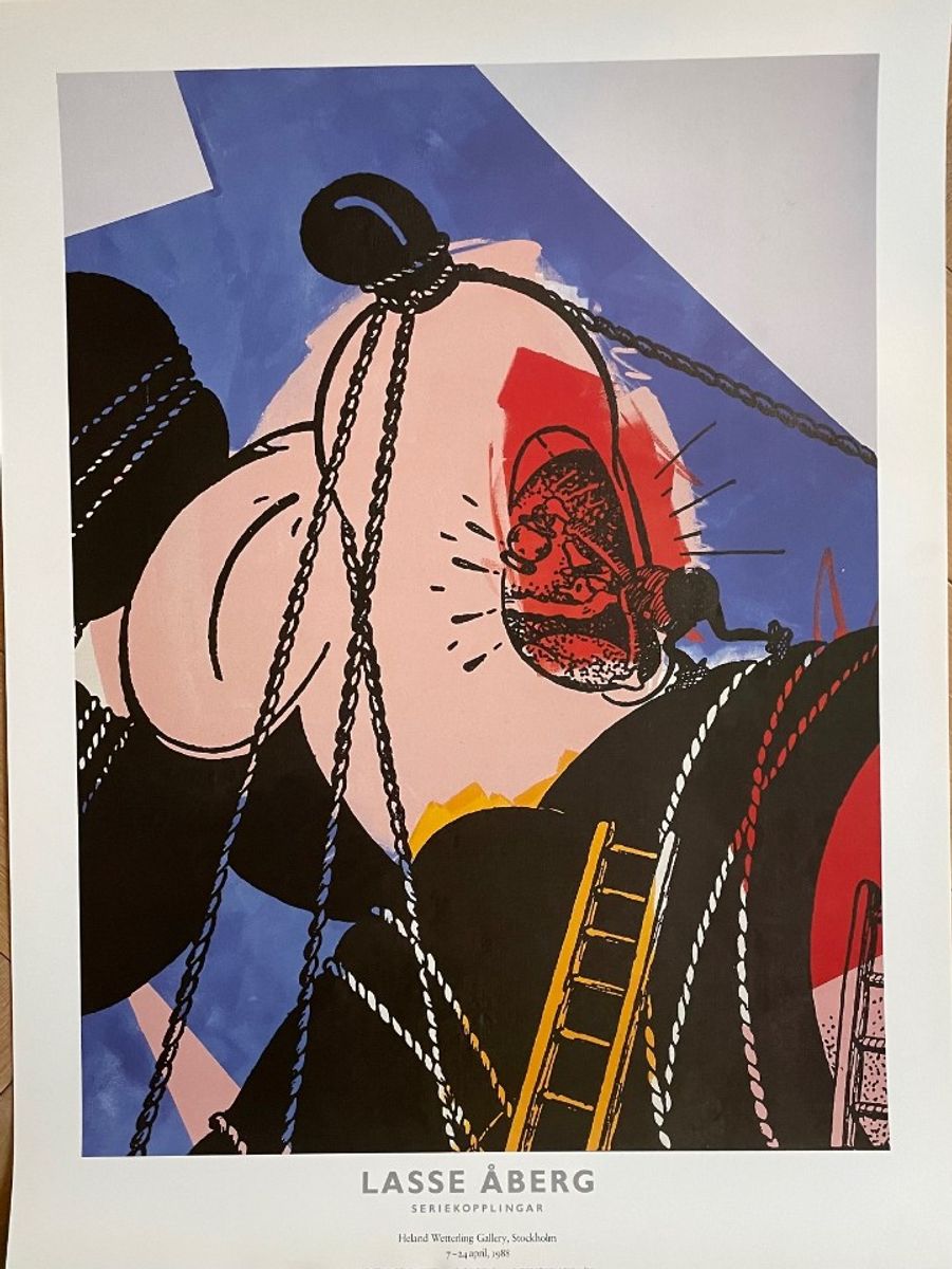 Lasse Åberg – "seriekopplingar", 1988. image 4