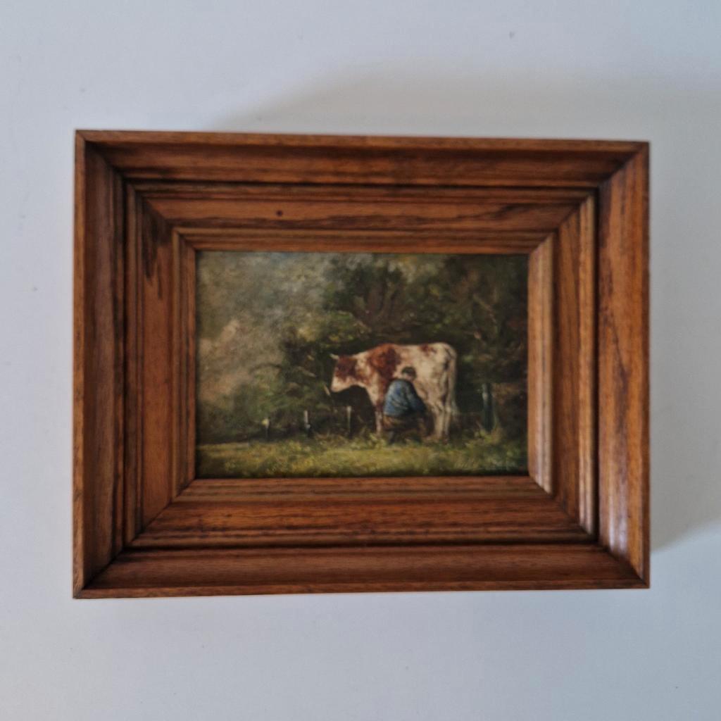 Willy Krake Schilderijtje Olieverf Op Paneel Schilderij image 2