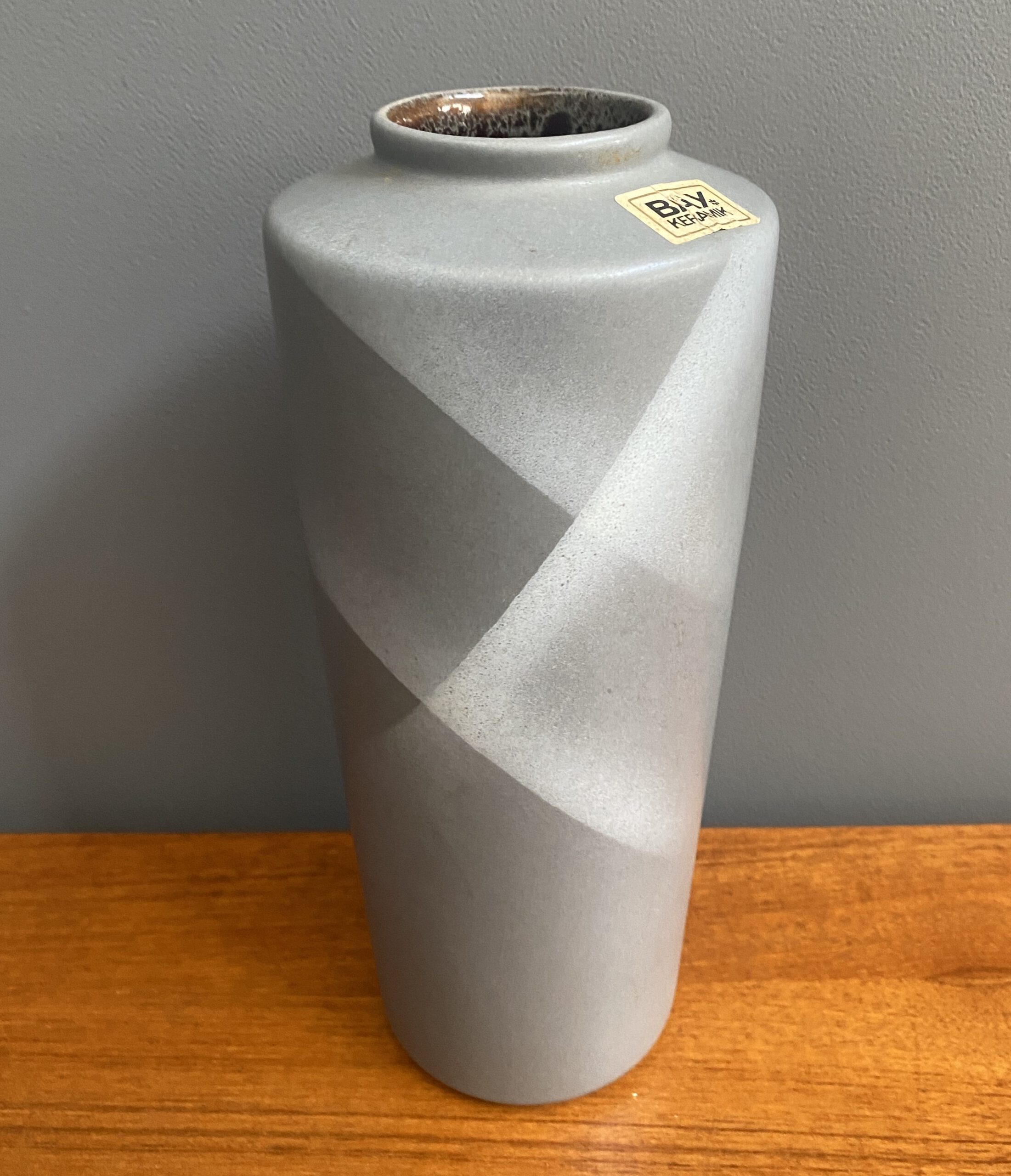 Modernist Vase By Bay Model 690 25 1970s Wgp image 7